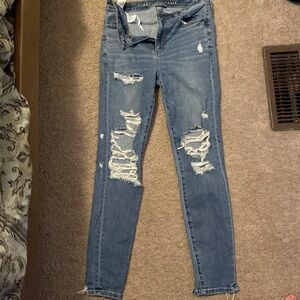 American eagle ripped jeans